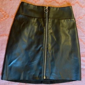 Pleather Skirt